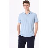 Fabrika Comfort Mavi Erkek Polo Yaka Regular Fit Polo T-Shirt cm Serıus - 3XL