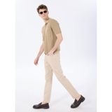 FABRIKA COMFORT Normal Bel Normal Paça Chino Pantolon, 48, 5003226673, Bej, Erkek