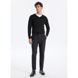 FABRIKA COMFORT Normal Bel Normal Paça Chino Pantolon, 56, 5003156020, Siyah, Erkek