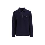 FABRIKA COMFORT Polo Yaka Düz Sweatshırt, S, 5003154683, Lacivert, erkek