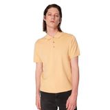 Fabrika Comfort Polo Yaka Regular Fit Düz Açık Turuncu Erkek Kazak, Açık Turuncu, XL