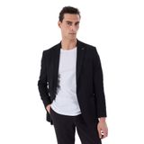 FABRIKA COMFORT Regular Fit Düz Ceket, 48, 5003226647, Siyah, Erkek