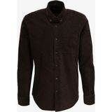Fabrika Comfort Regular Fit Gömlek Yaka Düz Kahve Erkek Gömlek FC3WM-GML317 - S