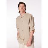 Fabrika Comfort Regular Fit Hakim Yaka Düz Açık Kahve Erkek Gömlek FC4SM-GML 0769 - XL