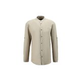 FABRIKA COMFORT Regular Fit Hakim Yaka Düz Açık Kahve Gömlek, XL, FC4SM-GML 0769, Açık Kahve, Erkek