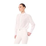 Fabrika Crop Nakışlı Gömlek, 42, 5003229933, Beyaz, Kadın