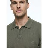 Fabrika Düz Açık Haki Erkek Polo T-Shirt Nobro Cepsız Nb - 3XL
