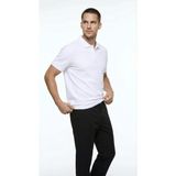 Fabrika Düz Beyaz Erkek Polo T-Shirt Nobro Cepsız Nb - XL