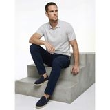 Fabrika Düz Gri Erkek Polo T-Shirt Nobro Cepsız Nb