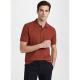 Fabrika Düz Kiremit Erkek Polo T-Shirt Nobro Cepsız Nb
