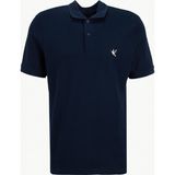 Fabrika Düz Lacivert Erkek Polo T-Shirt F5SM-TST 2779 N