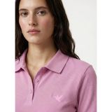Fabrika Düz Polo T-Shirt, L, 5003327989, Pembe, Kadın