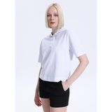 Fabrika Düz Polo T-Shirt, M, 5003327683, Beyaz, Kadın