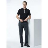 Fabrika Düz Siyah Erkek Polo T-Shirt F4SM-TST 0747 Nb - 2XL