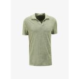 Fabrika Düz Yeşil Erkek Polo T-Shirt F4SM-TST 0981