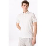 Fabrika Ekru Erkek Basic Rayon Karışımlı Polo T-Shirt F5SM-TST 2040