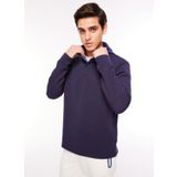 Fabrika F3WM-SWT140 Kapüşon Yaka Düz Lacivert Erkek Sweatshirt