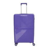 Fabrika FAB-5239 5003126057 Büyük Boy 47x74x26 cm Çekçekli Mor Unisex Sert Valiz