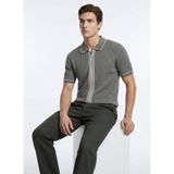 Fabrika Fermuarlı Slim Fit Fitilli Hırka, M, 5003326477, Haki, Erkek