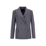 Fabrika Gri-Beyaz Blazer Ceket, 36, 5003274042, Gri - Beyaz, Kadın