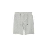 Fabrika Gri Erkek Basic Çizgili Bermuda Şort F4SM-SHT 0331, 2XL, 5003083538