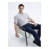 Fabrika Gri Erkek Regular Fit Polo T-Shirt Nobro Ceplı Nb