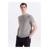 Fabrika Gri Erkek Slim Fit Flamlı T-Shirt F6SM-TST 2900