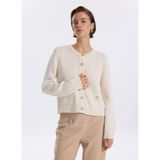 Fabrika Hırka, XL, 5003265255, Ekru, Kadın