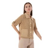 Fabrika Hırka, XS, 5003224110, Altın, Kadın