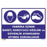 Fabrika Içinde Baret - Dekota 3mm - 15X21 cm - Tekli