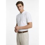 Fabrika Jakarlı Polo T-Shirt, 2XL, 5003328919, Beyaz, Erkek