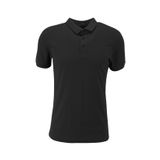 Fabrika Jakarlı Siyah Erkek Polo T-Shirt F4SM-TST 0939