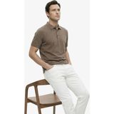 Fabrika Jakarlı Vizon Erkek Polo T-Shirt F6SM-TST 0939 Nb - 2XL
