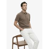 Fabrika Jakarlı Vizon Polo T-Shirt, S, 5003328816, Kahverengi, Erkek