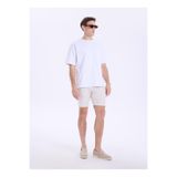 Fabrika Jogger Çizgili Bermuda Şort, 50, 5003326609, Ekru, Erkek