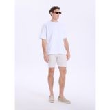 Fabrika Jogger Çizgili Bermuda Şort, 52, 5003326609, Ekru, Erkek
