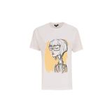 Fabrika Kadın T-Shirt 5003224066, Kırık Beyaz, S