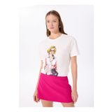 Fabrika Kadın T-Shirt 5003224096, Kırık Beyaz, XS