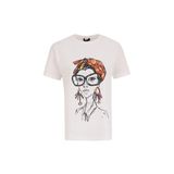 Fabrika Kadın T-Shirt 5003224103, Kırık Beyaz, XL