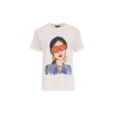 Fabrika Kadın T-Shirt 5003224105, Kırık Beyaz, L