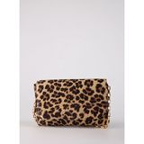 Fabrika Kahve Kadın 22X13X7 cm Çapraz Çanta Naya-Leopar