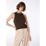 Fabrika Kahverengi Bisiklet Yaka Crop Atlet, XL, 5003087356, Kahve, Kadın