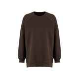 Fabrika Kahverengi Bisiklet Yaka Sweatshirt FALU-Y, XL, 5003370668, Kahve, Kadın
