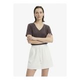 Fabrika Kahverengi Kadın Regular Fit T-Shirt F6SL-TST0175