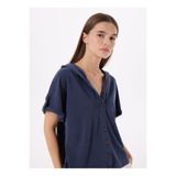 Fabrika Kapüşon Normal Düz Sweatshirt, M, 5003224138, Lacivert, kadın