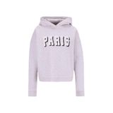 Fabrika Kapüşon Yaka Baskılı Açık Gri Melanj Sweatshırt, L, 5003273314, Açık Gri Melanj, kadın