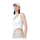 Fabrika Kare Yaka Crop Atlet TARRAN, XL, 5002796900, Beyaz, Kadın