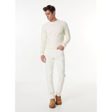 Fabrika Kırık Beyaz Erkek Slim Fit Denim Pantolon F4SM-PNT 110 - 34 - 32