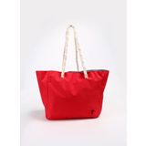 Fabrika Kırmızı Kadın 51x30x16 cm Plaj Çantası ALBA
