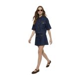 Fabrika Koyu İndigo Denim Ceket, 40, 5003328263, Koyu İndigo, Kadın